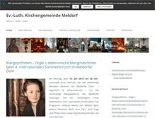 Tablet Screenshot of kirche-meldorf.de